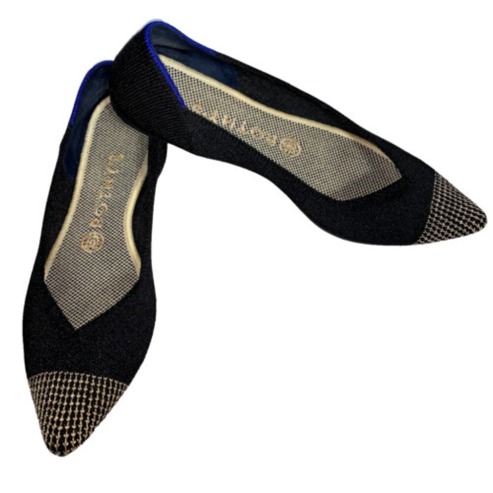 Rothy's Black and Blue Flats